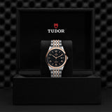 Tudor 1926 Automatic Black Dial Two Tone Steel Strap Watch for Men - M91651-0003 Authentic Buy Shop Now