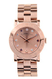 Marc Jacobs Amy Dexter Rose Gold Dial Rose Gold Steel Strap Watch for Women - MBM3216 Authentic Buy Shop Now