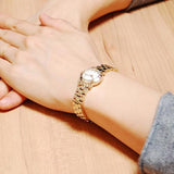 Marc Jacobs Amy Dinky White Dial Gold Steel Strap Watch for Women - MBM3226 Authentic Buy Shop Now