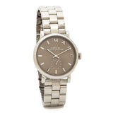 Marc Jacobs Baker Brown Dial Silver Steel Strap Watch For Women - MBM3329 Authentic Buy Shop Now