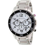 Marc Jacobs Rock Chronograph White Dial Silver Steel Strap Watch for Men - MBM5027 Authentic Buy Shop Now