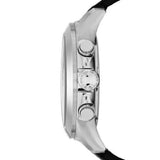 Marc Jacobs Larry Chronograph Black Dial Black Leather Strap Watch for Men - MBM5033 Authentic Buy Shop Now