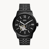Fossil Townsman Multi Function Mechanical Black Dial Black Steel Strap Watch for Men - ME3062 Authentic Buy Shop Now