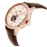 Fossil Townsman Beige Dial Brown Leather Strap Watch for Men - ME3105 Authentic Buy Shop Now