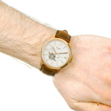 Fossil Townsman Beige Dial Brown Leather Strap Watch for Men - ME3105 Authentic Buy Shop Now