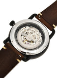 Fossil Commuter Automatic Black Dial Brown Leather Strap Watch for Men - ME3158 Authentic Buy Shop Now