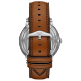 Fossil Neutra Automatic Luggage Skeleton Blue Dial Brown Leather Strap Watch for Men - ME3160 Authentic Buy Shop Now