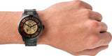Fossil Townsman Automatic Skeleton Black Dial Black Steel Strap Watch for Men - ME3197 Authentic Buy Shop Now