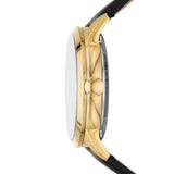 Fossil Townsman Automatic Skeleton Black Dial Black Leather Strap Watch for Men - ME3210 Authentic Buy Shop Now