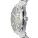 Fossil Everett Automatic Skeleton Blue Dial Silver Steel Strap Watch for Men - ME3220 Authentic Buy Shop Now