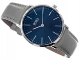 Hugo Boss Horizon Blue Dial Grey Leather Strap Watch for Men - 1513539 Authentic Buy Shop Now