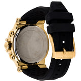 Michael Kors Dylan Chronograph Black Dial Black Rubber Strap Watch For Women - MK8556 Authentic Buy Shop Now