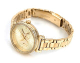 Michael Kors Sofie Quartz Gold Dial Gold Steel Strap Watch For Women - MK4334 Authentic Buy Shop Now