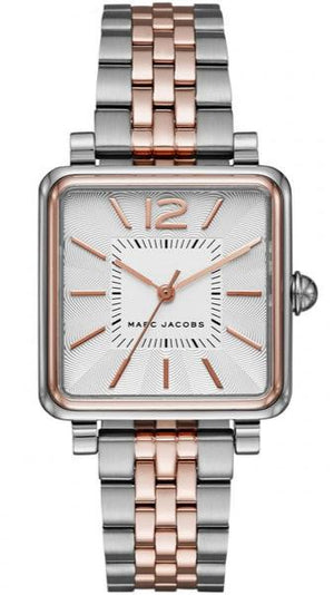 Marc Jacobs Vic Silver Dial Two Tone Steel Strap Watch for Women - MJ3463 Authentic Buy Shop Now