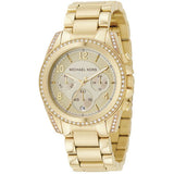 Michael Kors Runway Gold Dial Gold Steel Strap Watch for Women - MK5166 Authentic Buy Shop Now