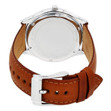 Michael Kors Slim Runway Analog Blue Dial Brown Leather Strap Watch For Men - MK8508 Authentic Buy Shop Now