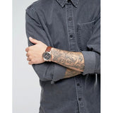 Michael Kors Ryker Chronograph Analog Blue Dial Brown Leather Strap Watch For Men - MK8518 Authentic Buy Shop Now