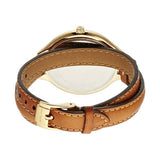 Michael Kors Runway Gold Dial Brown Leather Strap Watch For Women - MK2256 Authentic Buy Shop Now