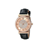 Michael Kors Catlin Rose Gold Crystal Dial Black Leather Strap Watch for Women - MK2376 Authentic Buy Shop Now