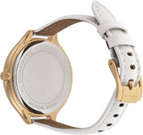 Michael Kors Slim Runway Quartz Gold Dial White Leather Strap Watch For Women - MK2389 Authentic Buy Shop Now