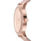 Michael Kors Tibby Multifunction Rose Gold Dial Pink Leather Strap Watch For Women - MK2955 Authentic Buy Shop Now