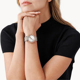 Michael Kors Darci Silver Dial Two Tone Stainless Steel Strap Watch for Women - MK3203 Authentic Buy Shop Now