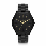 Michael Kors Slim Runway Black Dial Black Stainless Steel Strap Watch for Women - MK3221 Authentic Buy Shop Now