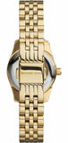 Michael Kors Lexington Quartz Orange Dial Gold Steel Strap Watch For Women - MK3284 Authentic Buy Shop Now