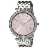 Michael Kors Darci Crystal Pink Dial Silver Stainless Steel Strap Watch for Women - MK3352 Authentic Buy Shop Now