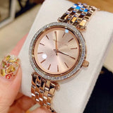 Michael Kors Darci Rose Gold Dial Rose Gold Stainless Steel Strap Watch for Women - MK3366 Authentic Buy Shop Now