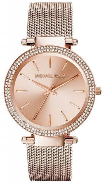 Michael Kors Darci Rose Gold Dial Rose Gold Mesh Bracelet Watch for Women - MK3369 Authentic Buy Shop Now
