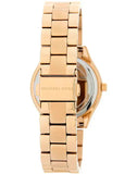 Michael Kors Slim Runway Gold Dial Gold Steel Strap Watch For Women - MK3456 Authentic Buy Shop Now