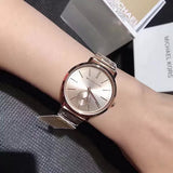 Michael Kors Jaryn Quartz Rose Gold Dial Rose Gold Steel Strap Watch For Women - MK3501 Authentic Buy Shop Now