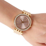 Michael Kors Darci Rose Gold Dial Rose Gold Steel Strap Watch for Women - MK3507 Authentic Buy Shop Now
