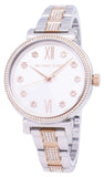 Michael Kors Sophie Chronograph Silver Dial Two Tone Steel Strap Watch For Women - MK3880 Authentic Buy Shop Now