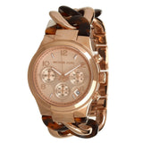 Michael Kors Runway Rose Gold Dial Two Tone Steel Strap Watch for Women - MK4269 Authentic Buy Shop Now
