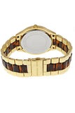Michael Kors Slim Runway Tortoise Shell Dial Two Tone Steel Strap Watch for Women - MK4284 Authentic Buy Shop Now