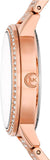 Michael Kors Melissa Three Hand Rose Gold Dial Rose Gold Steel Strap Watch For Women - MK4369 Authentic Buy Shop Now
