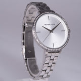 Michael Kors Charley Quartz Silver Dial Silver Steel Strap Watch for Women - MK4398 Authentic Buy Shop Now