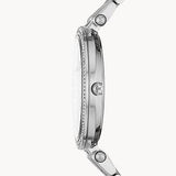 Michael Kors Melissa Quartz Silver Dial Silver Steel Strap Watch for Women - MK4367 Authentic Buy Shop Now