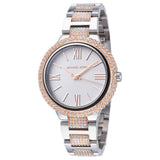 Michael Kors Taryn Quartz White Dial Two Tone Steel Strap Watch For Women - MK4461 Authentic Buy Shop Now