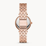 Michael Kors Darci Quartz Rose Gold Dial Rose Gold Steel Strap Watch For Women - MK4514 Authentic Buy Shop Now