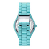 Michael Kors Slim Runway Blue Dial Blue Steel Strap Watch For Women - MK4525 Authentic Buy Shop Now