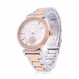 Michael Kors Abbey Three-Hand White Dial Two Tone Steel Strap Watch for Women - MK4616 Authentic Buy Shop Now