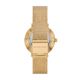 Michael Kors Pyper Quartz Mother of Pearl White Dial Gold Mesh Bracelet Watch For Women - MK4619 Authentic Buy Shop Now