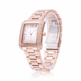 Michael Kors Emery Three-Hand Crystals Silver Dial Rose Gold Steel Strap Watch for Women - MK4641 Authentic Buy Shop Now