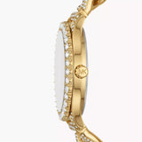 Michael Kors Layton Multifunction Glitz Silver Dial Gold Steel Strap Watch for Women - MK4653 Authentic Buy Shop Now