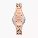 Michael Kors Layton Multifunction Crystals Rose Gold Dial Rose Gold Steel Strap Watch for Women - MK4654 Authentic Buy Shop Now