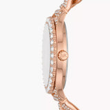 Michael Kors Layton Multifunction Crystals Rose Gold Dial Rose Gold Steel Strap Watch for Women - MK4654 Authentic Buy Shop Now