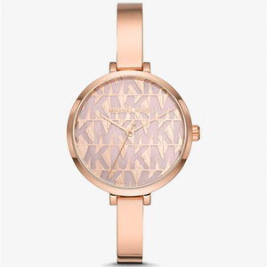 Michael Kors Naia Quartz Rose Gold Dial Rose Gold Steel Strap Watch for Women - MK4679 Authentic Buy Shop Now